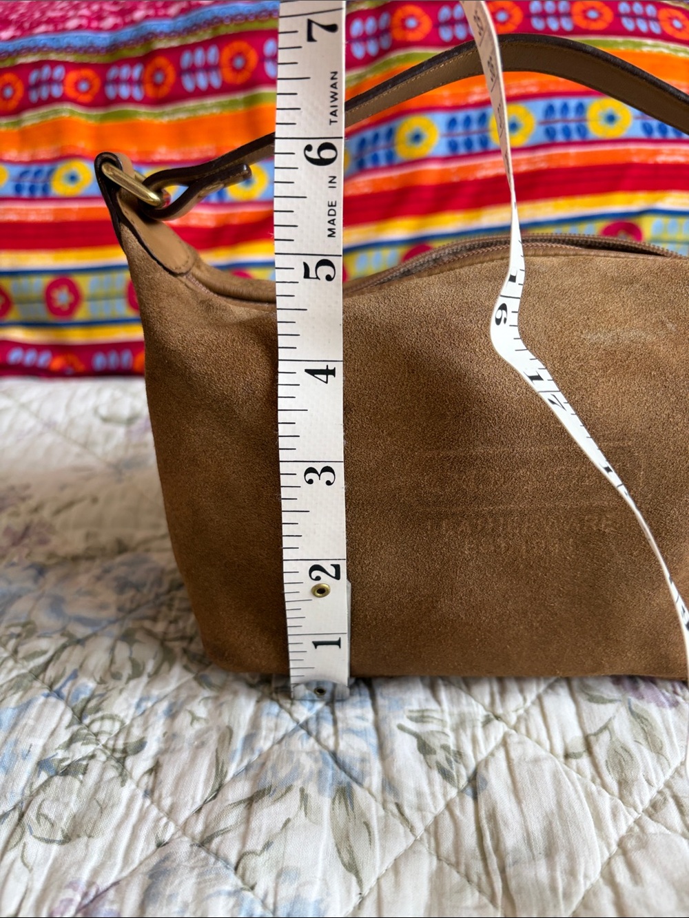 Coach Suede Vintage Demi Hobo Shoulder Bag Y2K - Picture 16 of 16
